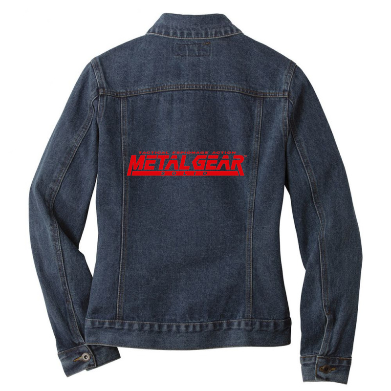 Metal Gear Solid Ladies Denim Jacket by cm-arts | Artistshot