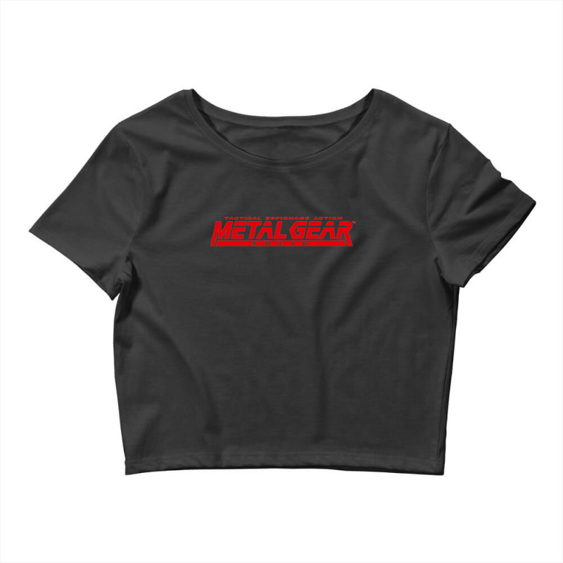 Metal Gear Solid Crop Top by cm-arts | Artistshot