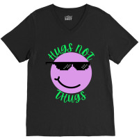 Hugs Not Thugs Because We Love Dogs    (2) V-neck Tee | Artistshot