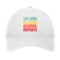 Eat Sleep Qigong Repeat T Shirt Adjustable Cap | Artistshot