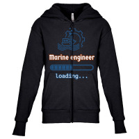 Loading To Marine Engineer T Shirt Youth Zipper Hoodie | Artistshot