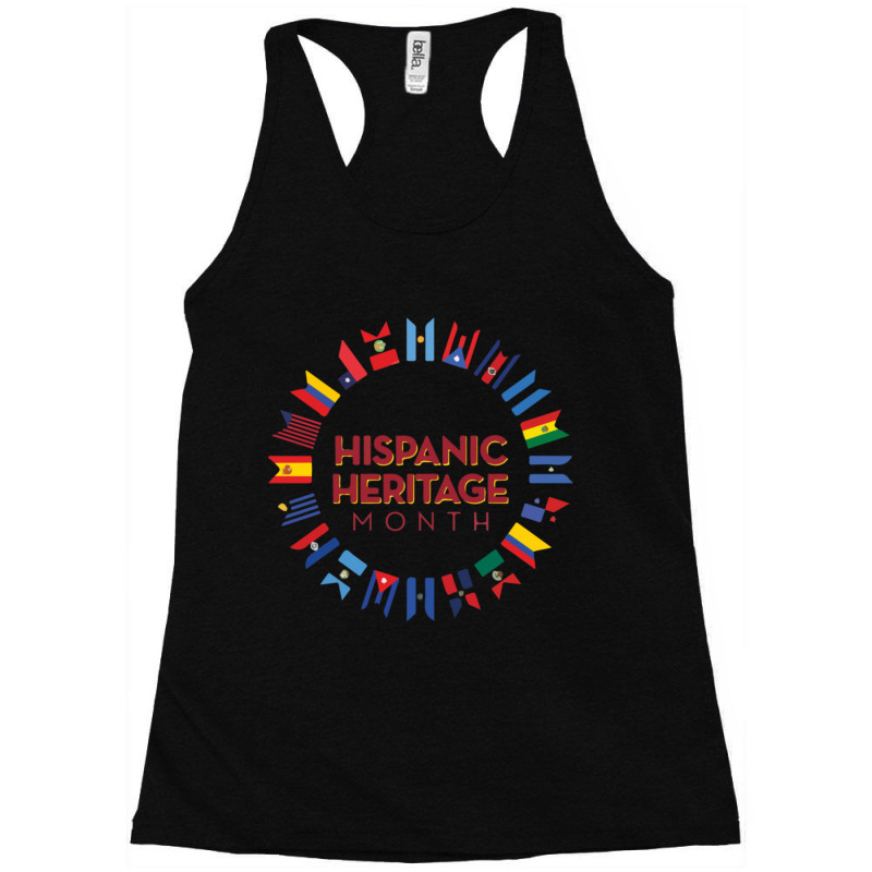 Hispanic Heritage Month Racerback Tank by cm-arts | Artistshot