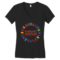 Hispanic Heritage Month Women's V-neck T-shirt | Artistshot