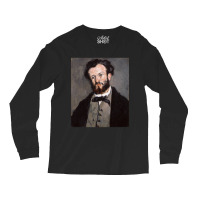 Portrait Of Anthony Valabregue By Paul Cezanne Long Sleeve Shirts | Artistshot