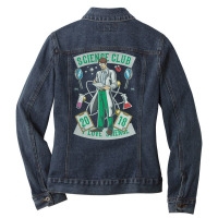 Science Club, I Love Science, Tennis, Science Fiction, Clone, Cool, Fe Ladies Denim Jacket | Artistshot