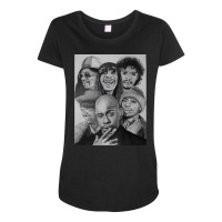 Dave Chappelle Transform Many Face Maternity Scoop Neck T-shirt | Artistshot