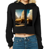 The Time Of The Pharaohs Cropped Hoodie | Artistshot