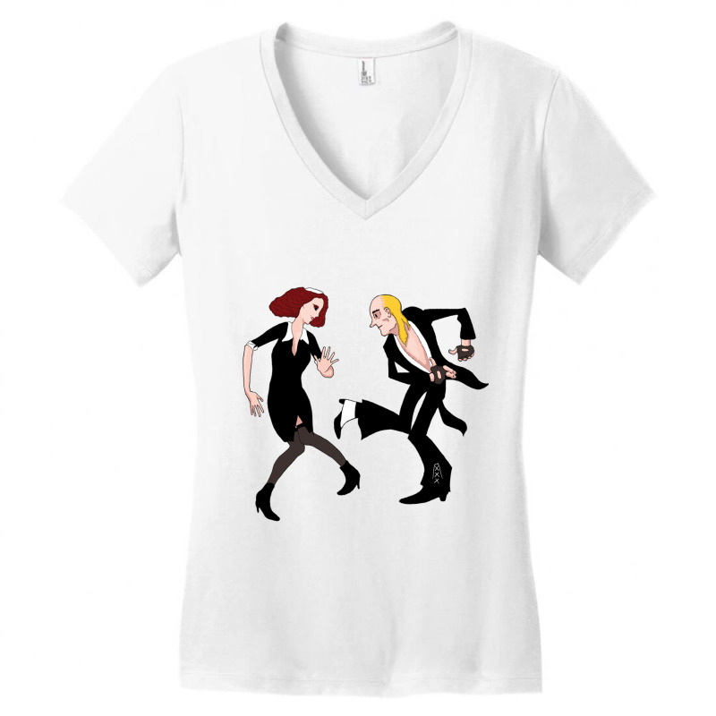 The Transylvania Twist Women's V-Neck T-Shirt by cm-arts | Artistshot