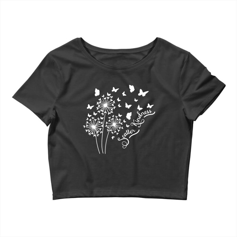 Dandelion Scatter Kindness & Be Kind Matching Family Gifts Pullover Ho Crop Top by cm-arts | Artistshot