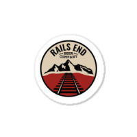 Outlaw Yoga At Rails End Beer Sticker | Artistshot