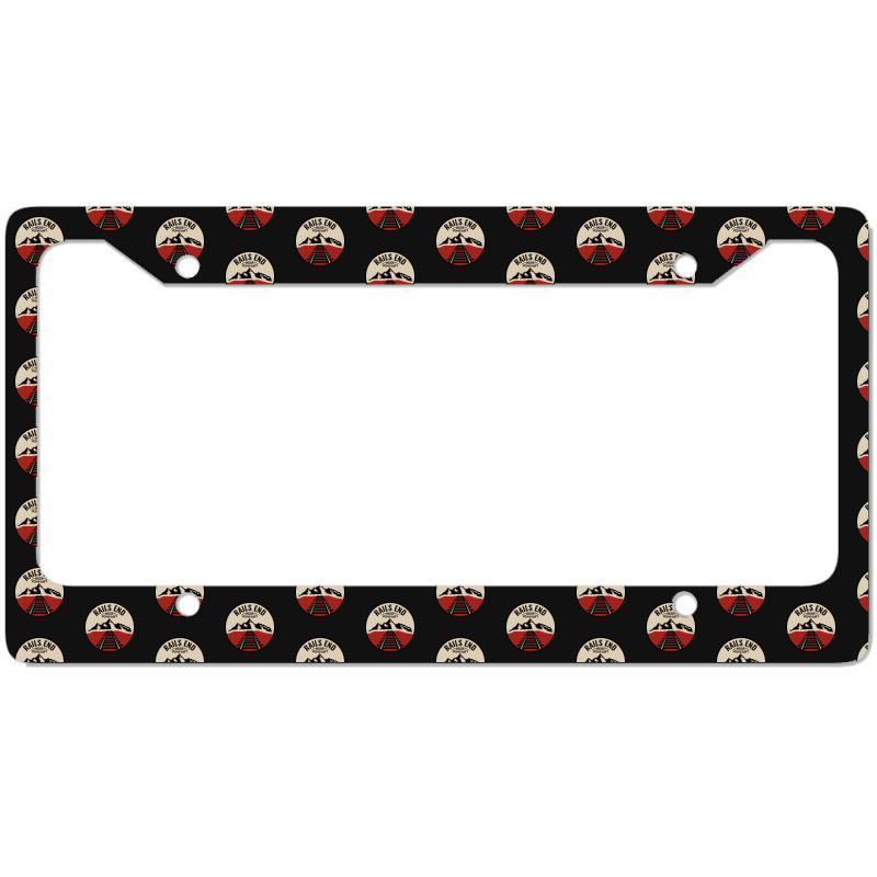 Outlaw Yoga At Rails End Beer License Plate Frame | Artistshot