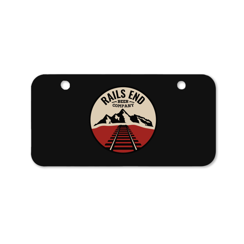 Outlaw Yoga At Rails End Beer Bicycle License Plate | Artistshot