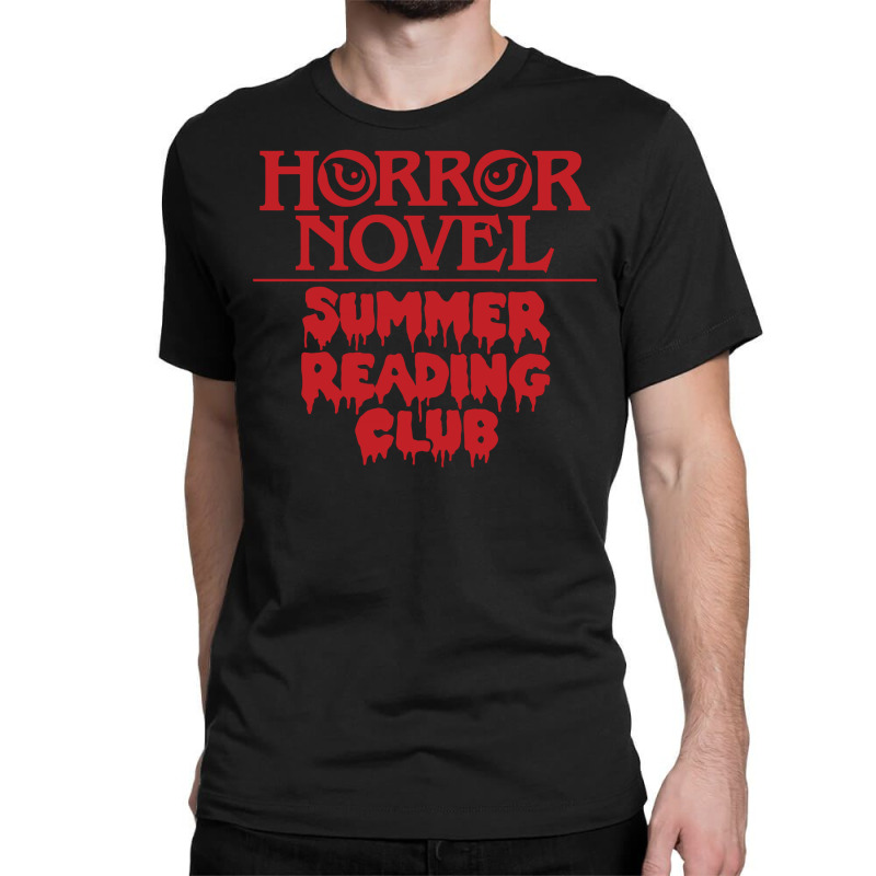 Horror Novel Reading Club Classic T-shirt by Rahmatika | Artistshot