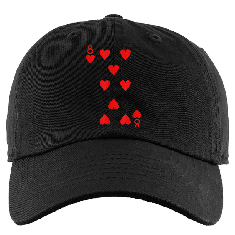 Eight Of Hearts Deck Of Cards Playing Cards Halloween Poker T Shirt Kids Cap by cm-arts | Artistshot