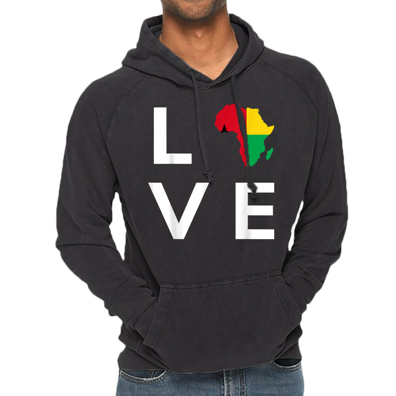 Guinea Bissau Flag Love Africa Continent For Guinea Bissauan T Shirt Vintage Hoodie | Artistshot