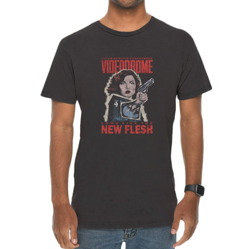 Videodrome (distressed) Vintage T-Shirt by cm-arts | Artistshot