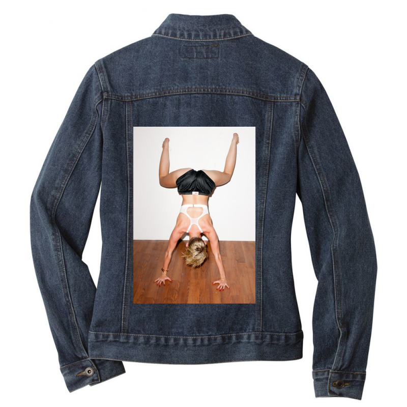 Twerking Miley Ladies Denim Jacket by CHADANDERSON | Artistshot