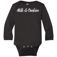 Milk And Cookies ~ The Word Endearing Nickname T Shirt Long Sleeve Baby Bodysuit | Artistshot