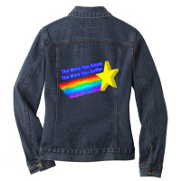 The More You Know The More You Suffer Ladies Denim Jacket | Artistshot