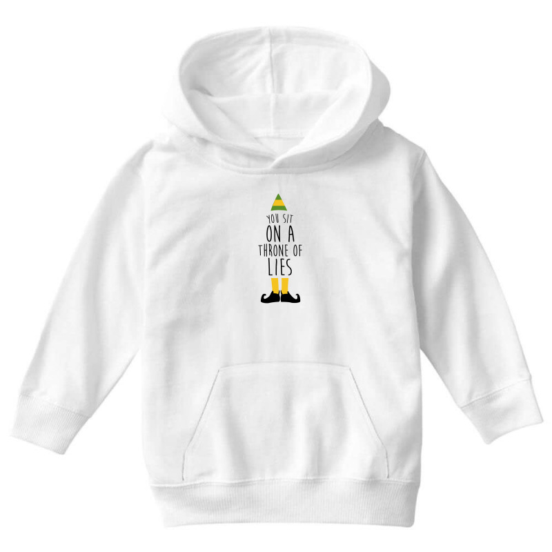 Elf   You Sit On A Throne Of Lies Youth Hoodie | Artistshot