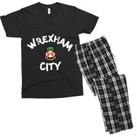 Wrexham City, City Of Wrexham, Capital Of North Wales Men's T-shirt Pajama Set | Artistshot