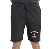 Wrexham City, City Of Wrexham, Capital Of North Wales Vintage Short | Artistshot