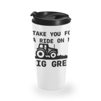 Big Green Tractor Travel Mug | Artistshot