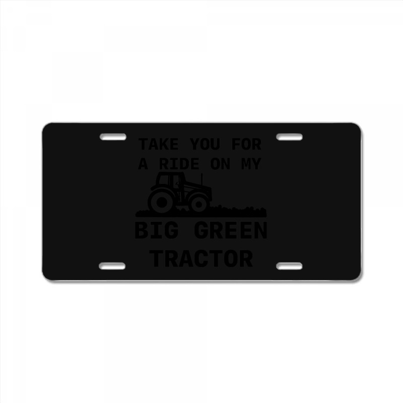 Big Green Tractor License Plate | Artistshot