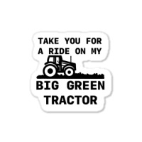 Big Green Tractor Sticker | Artistshot