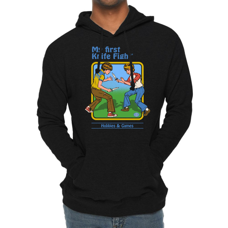 My First Knife Fight, My First Knife Fight Art, My First Knife Fight V Lightweight Hoodie by SHOPTERR | Artistshot