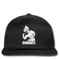 Dominate   Anime Gym And Workout Motivational T Shirt Printed Hat | Artistshot