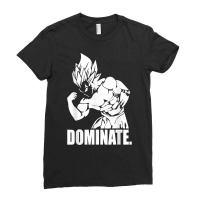 Dominate   Anime Gym And Workout Motivational T Shirt Ladies Fitted T-shirt | Artistshot