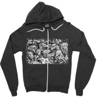 Grotesque, Grotesque Vintage, Grotesque Art, Grotesque Painting, Grote Zipper Hoodie | Artistshot