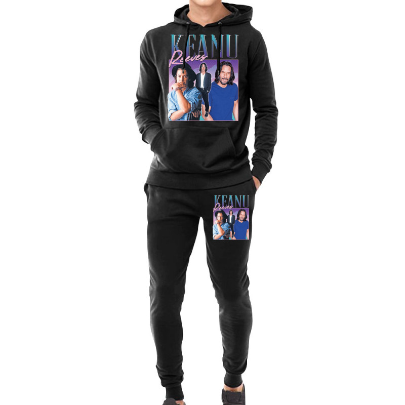 Kenau Reeves Homage, Kenau Reeves Homage Art, Kenau Reeves Homage Pain Hoodie & Jogger Set | Artistshot