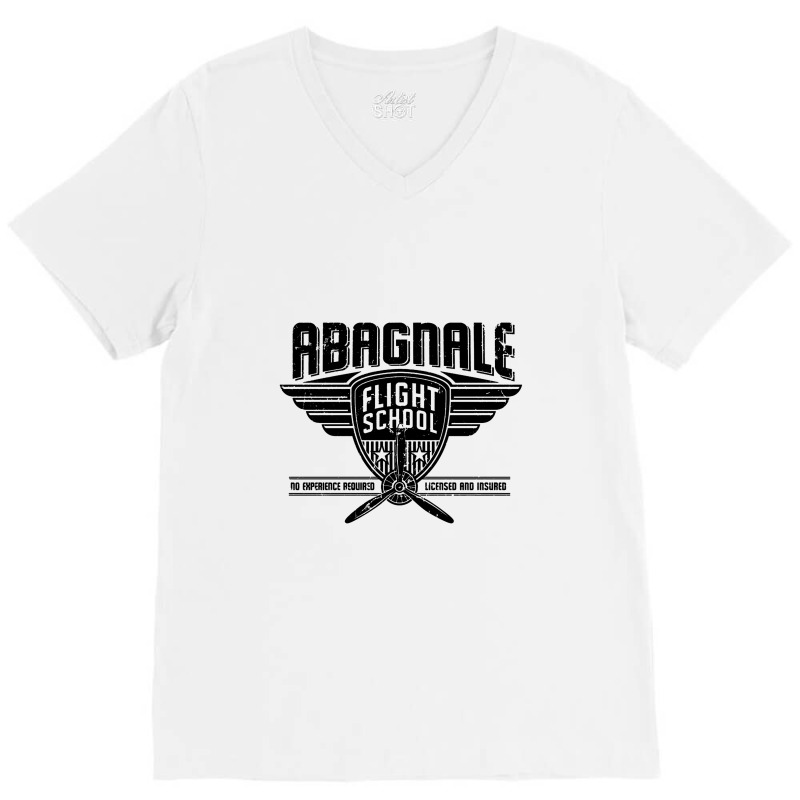 Abagnale Flight School , Catch Me If You Can 1 V-neck Tee | Artistshot