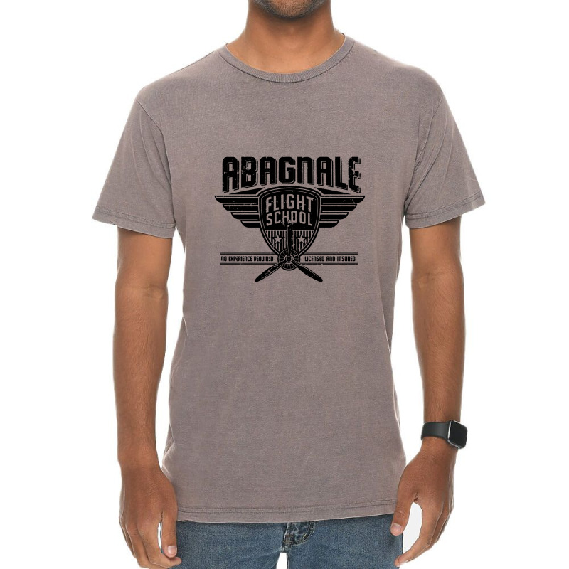 Abagnale Flight School , Catch Me If You Can 1 Vintage T-shirt | Artistshot