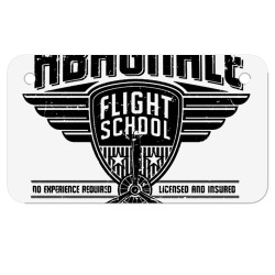 abagnale flight school , catch me if you can 1 Motorcycle License Plate | Artistshot