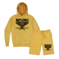 Abagnale Flight School , Catch Me If You Can 1 Vintage Hoodie And Short Set | Artistshot