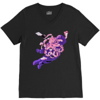 Hand Pulled Illustrated, Hand Pulled Illustrated Art, Hand Pulled Illu V-neck Tee | Artistshot