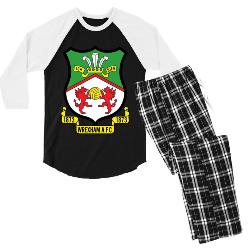 Wrexham_afc Men's 3/4 Sleeve Pajama Set | Artistshot