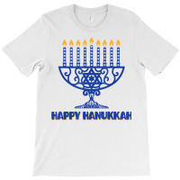 Menorah Happy Hanukkah Chanukah Jewish Holiday Menorah T Shirt T-shirt | Artistshot