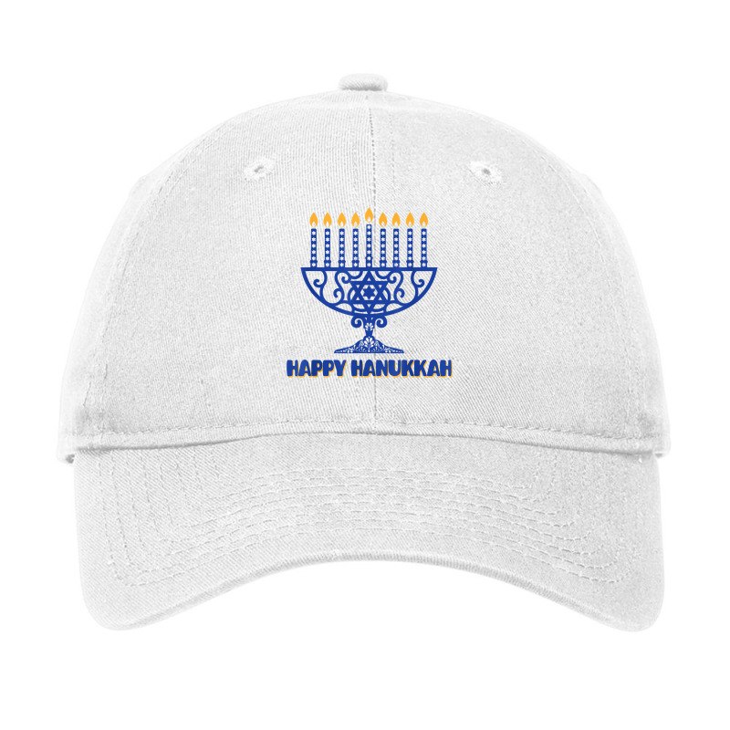 Menorah Happy Hanukkah Chanukah Jewish Holiday Menorah T Shirt Adjustable Cap | Artistshot