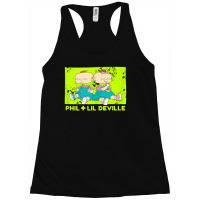 Mademark X Rugrats Phil Lil Deville Art Splatter Racerback Tank | Artistshot