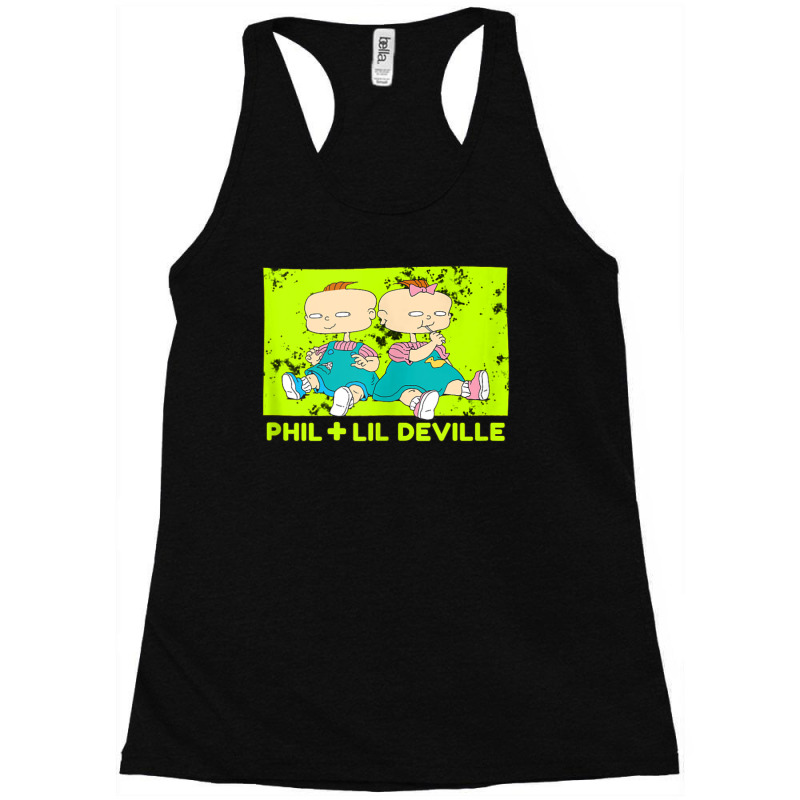 Mademark X Rugrats Phil Lil Deville Art Splatter Racerback Tank by Kandurip541 | Artistshot