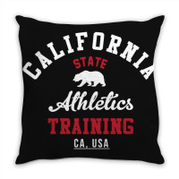 California State Athletics Training Throw Pillow | Artistshot