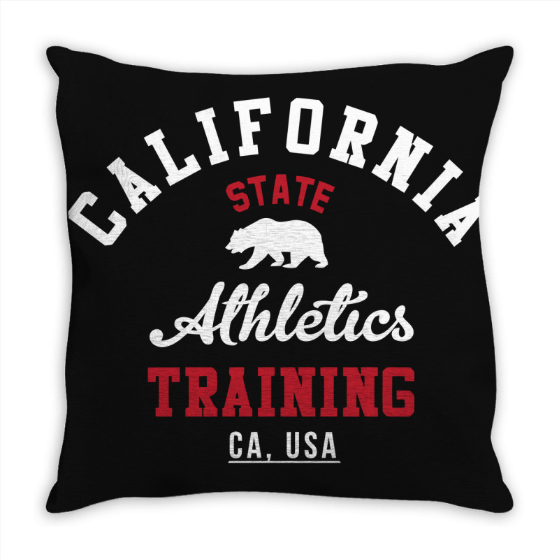 California State Athletics Training Throw Pillow | Artistshot