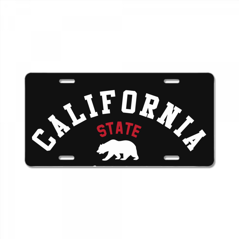 California State Athletics Training License Plate | Artistshot