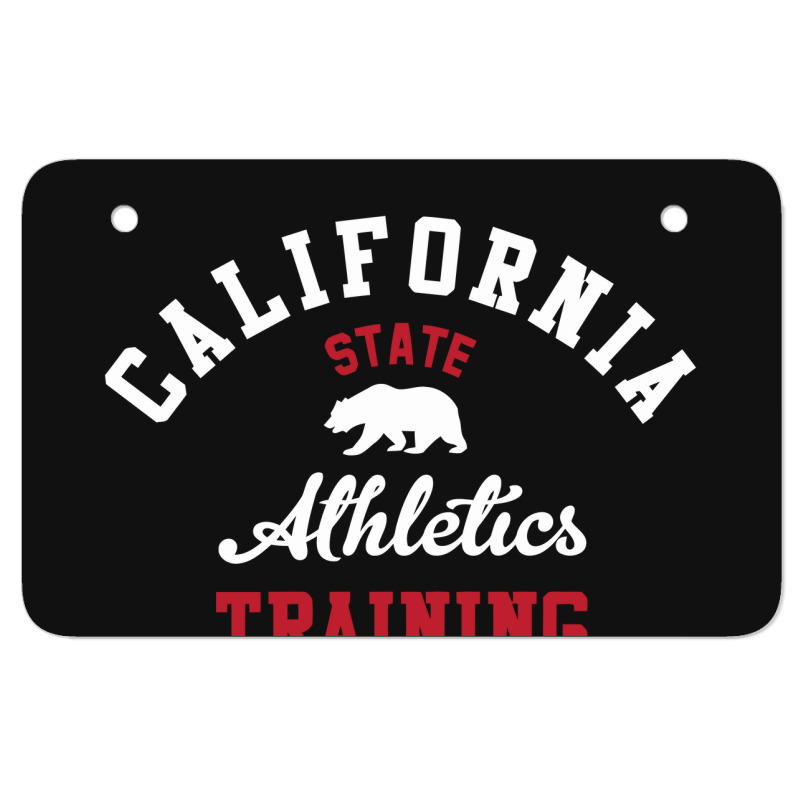 California State Athletics Training Atv License Plate | Artistshot