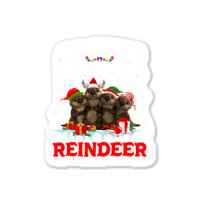 All Of The Otter Reindeer Funny Other Christmas, All Of The Otter Rein Sticker | Artistshot