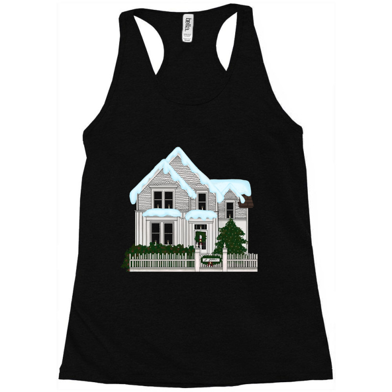 Murder House In Winter Racerback Tank by cm-arts | Artistshot